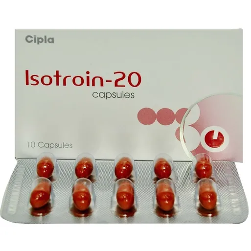 isotroin 20mg capsule 15's